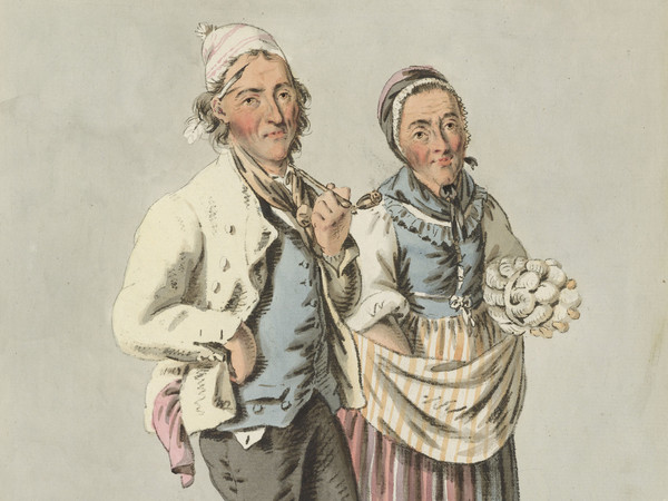 Ulrich e Salome Bräker in costume tradizionale del Toggenburgo