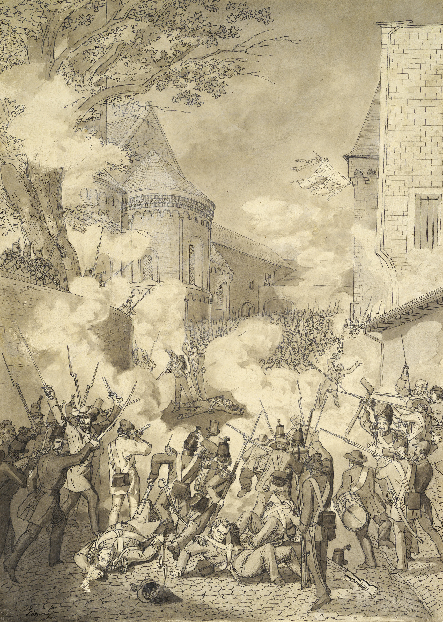 Riconquista del castello di Neuchâtel il 4 settembre 1856