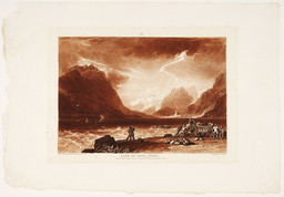 Lago di Brienz con tempesta