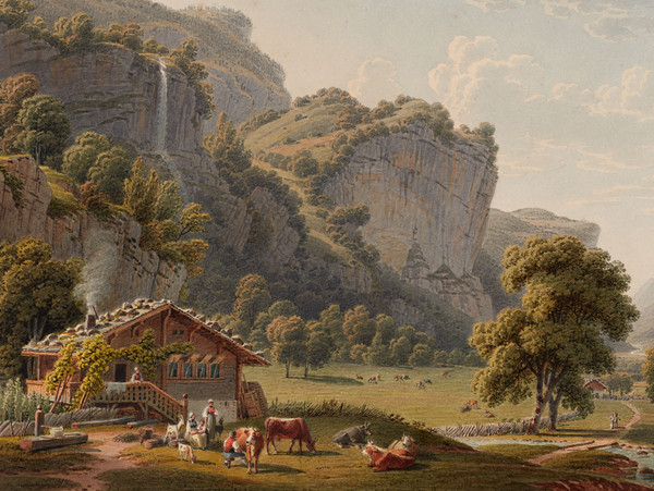 Ferme dans la vallée de Lauterbrunnen