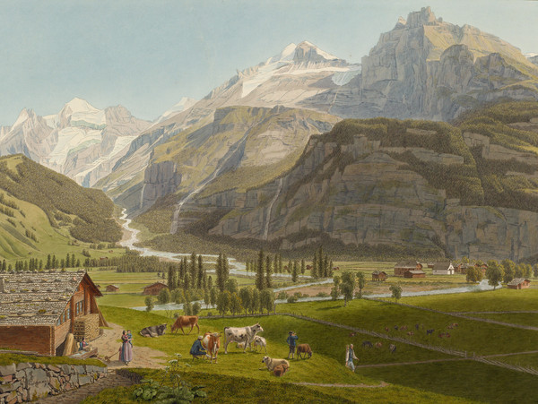 Kandersteg, Teilansicht von Norden