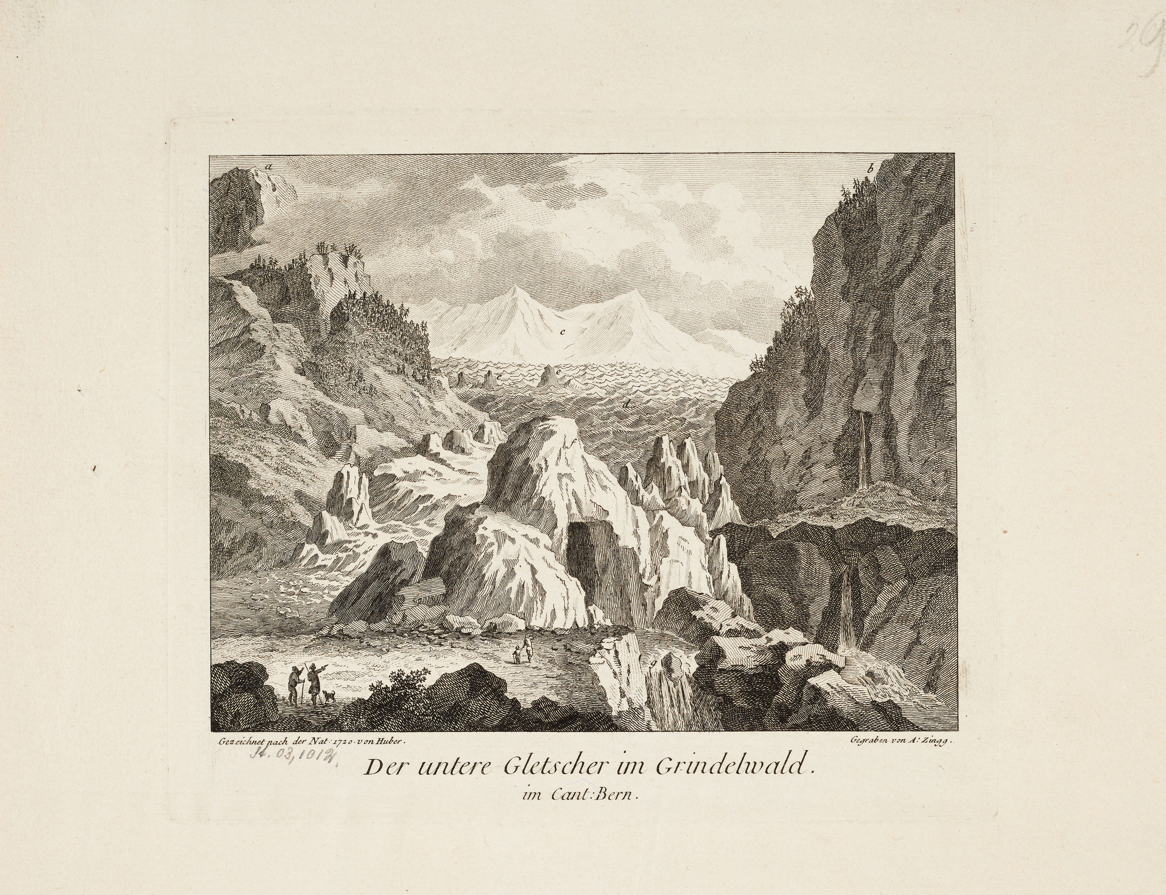 Fronte del ghiacciaio inferiore di Grindelwald