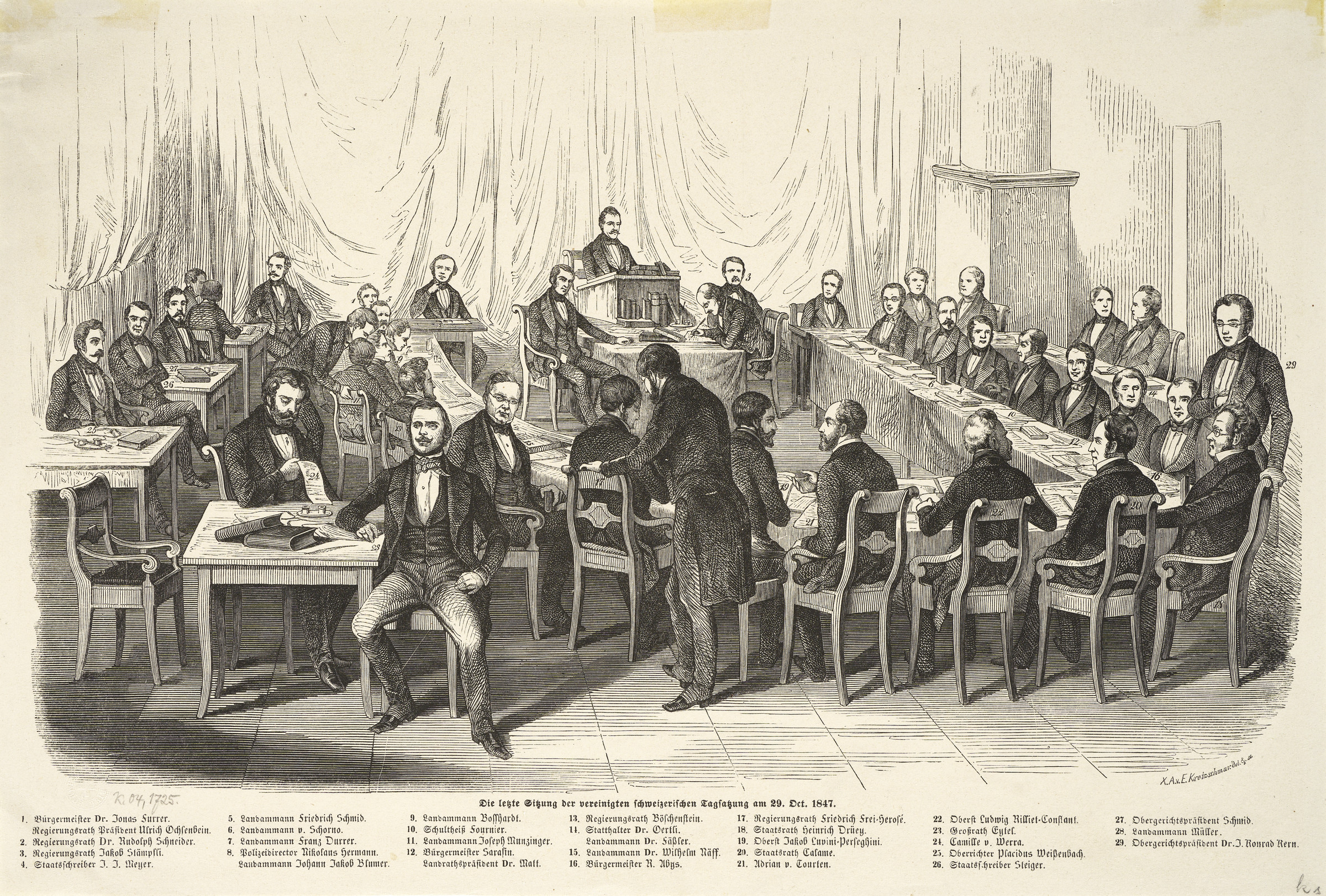Tagsatzung vom 29. Oktober 1847