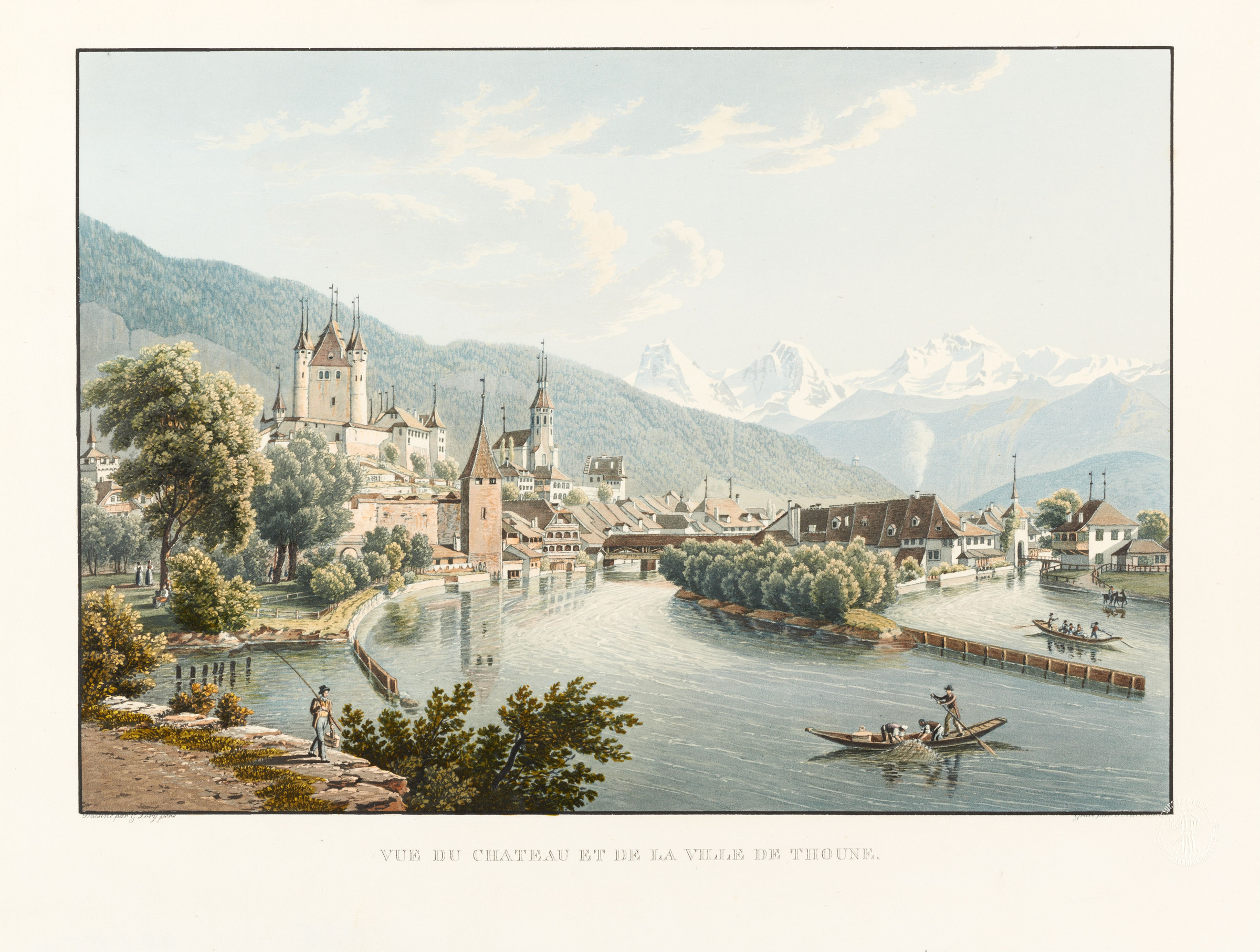 Thun, vista generale dal nord-est