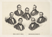 Sammelporträt des ersten Bundesrates, 1848-1851