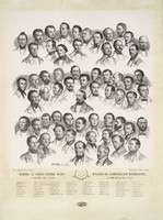 Portrait collectif des membres du Conseil national, 1849-1851