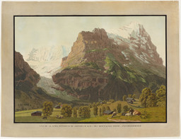 Unterer Grindelwaldgletscher mit Eiger.